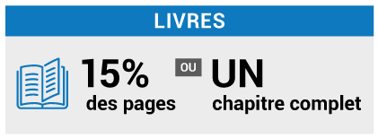 Licence Copibec livres